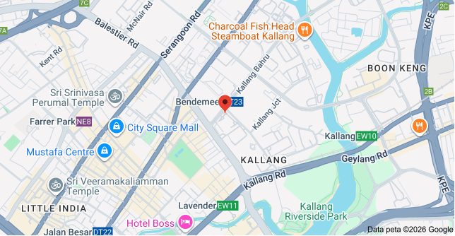 Peta lokasi kantor SEVEN4D